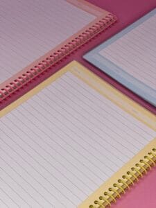 دفتر مینیمال دو جلده